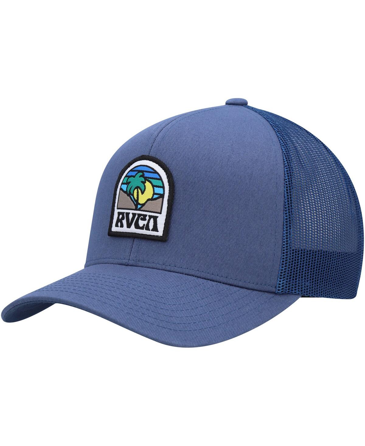 Rvca Men's  Blue Sundowner Trucker Snapback Hat