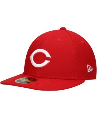 Men's New Era Scarlet Cincinnati Reds Low Profile 59FIFTY Fitted Hat ...