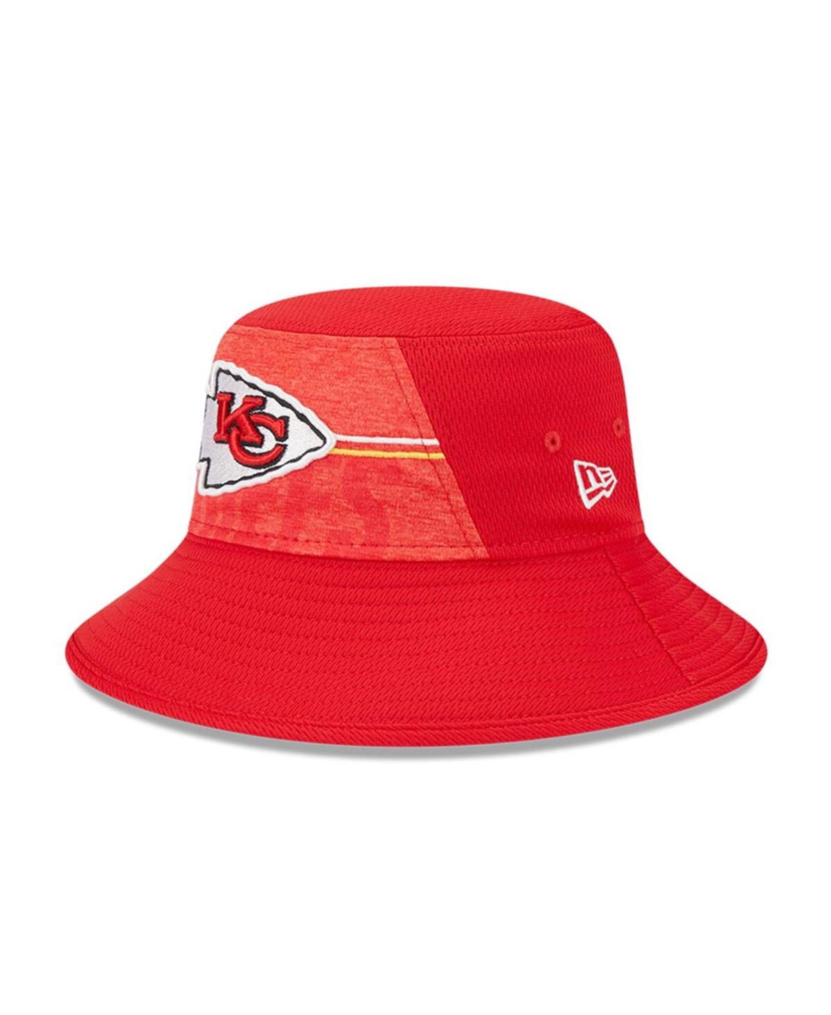 NEW ERA MEN'S NEW ERA RED KANSAS CITY CHIEFS 2023 NFL TRAINING CAMP STRETCH BUCKET HAT 