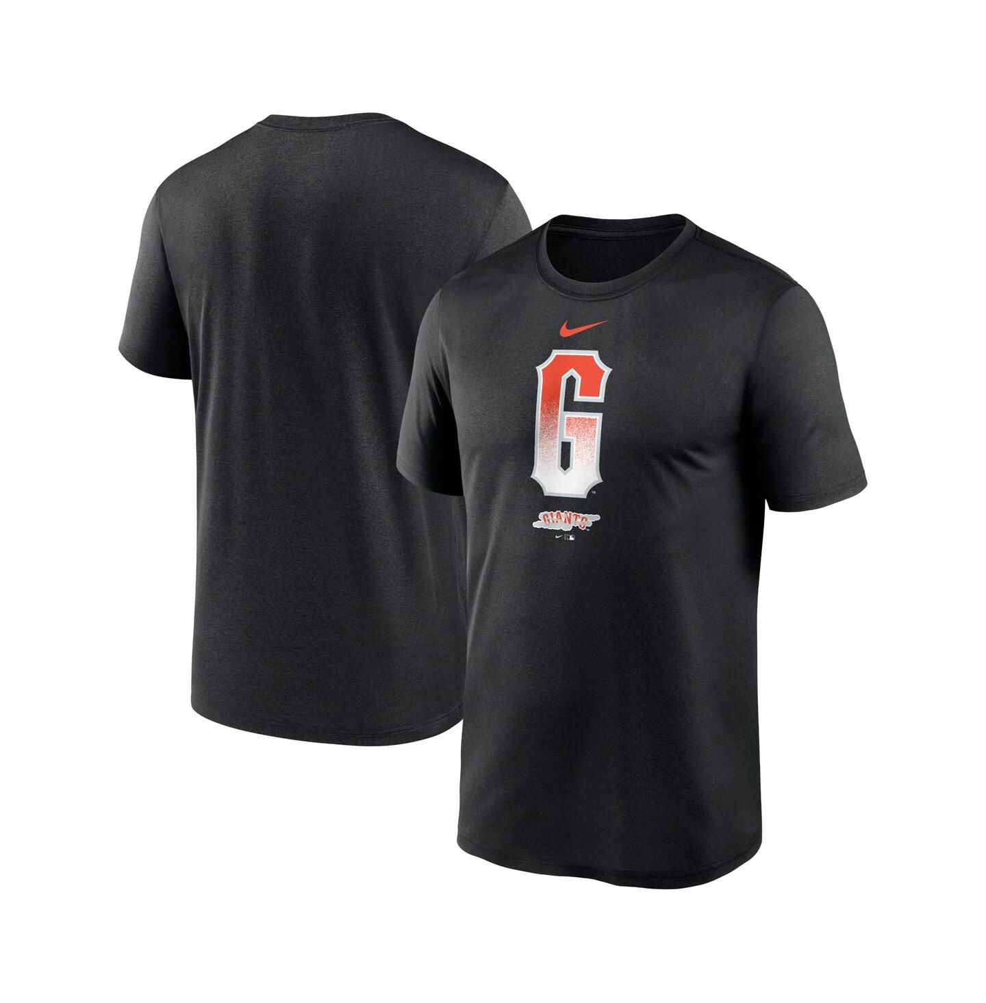 Мужская футболка Nike Black San Francisco Giants City Connect Logo — фото 1