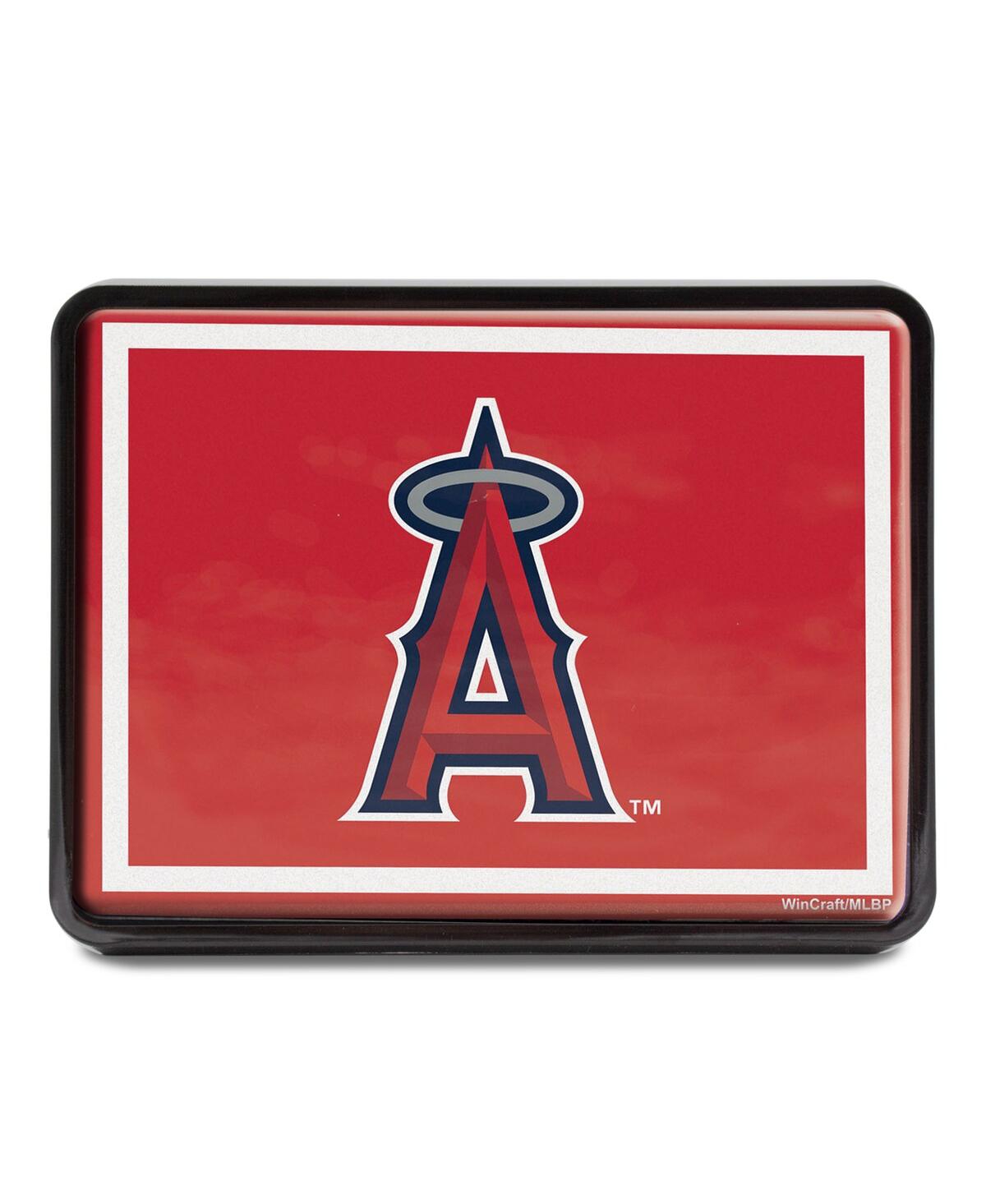 Wincraft Los Angeles Angels Universal Rectangle Hitch Cover In Red