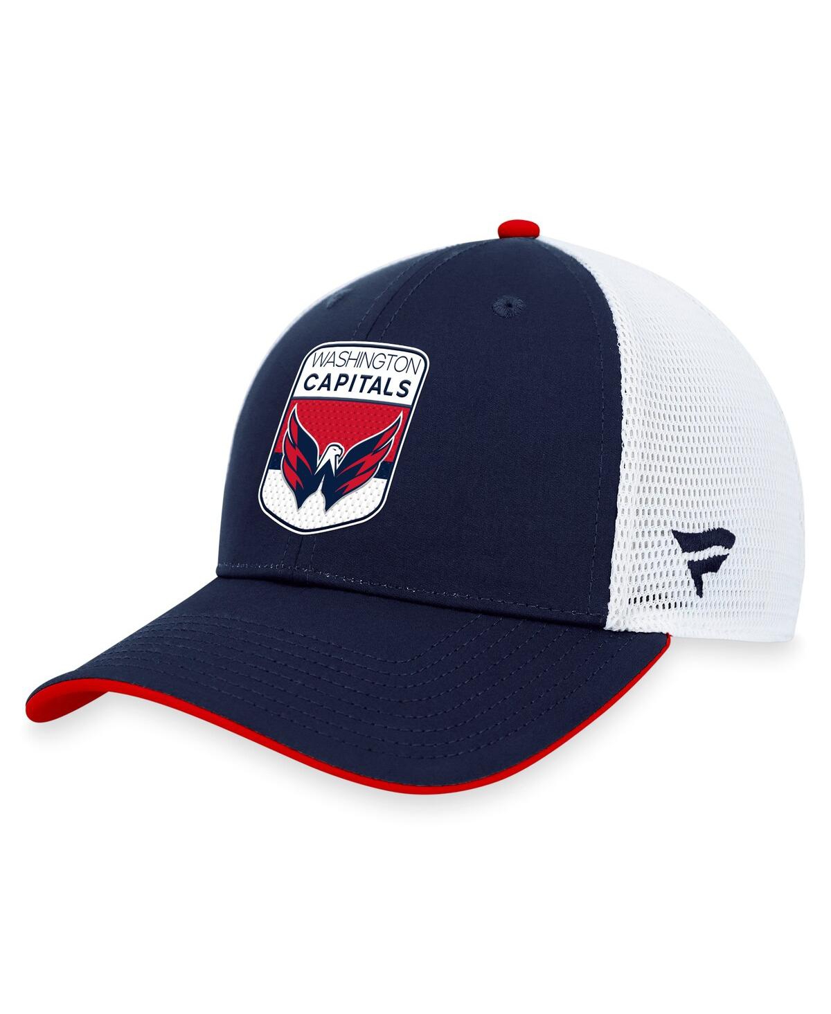 Fanatics Men's  Navy Washington Capitals 2023 Nhl Draft On Stage Trucker Adjustable Hat