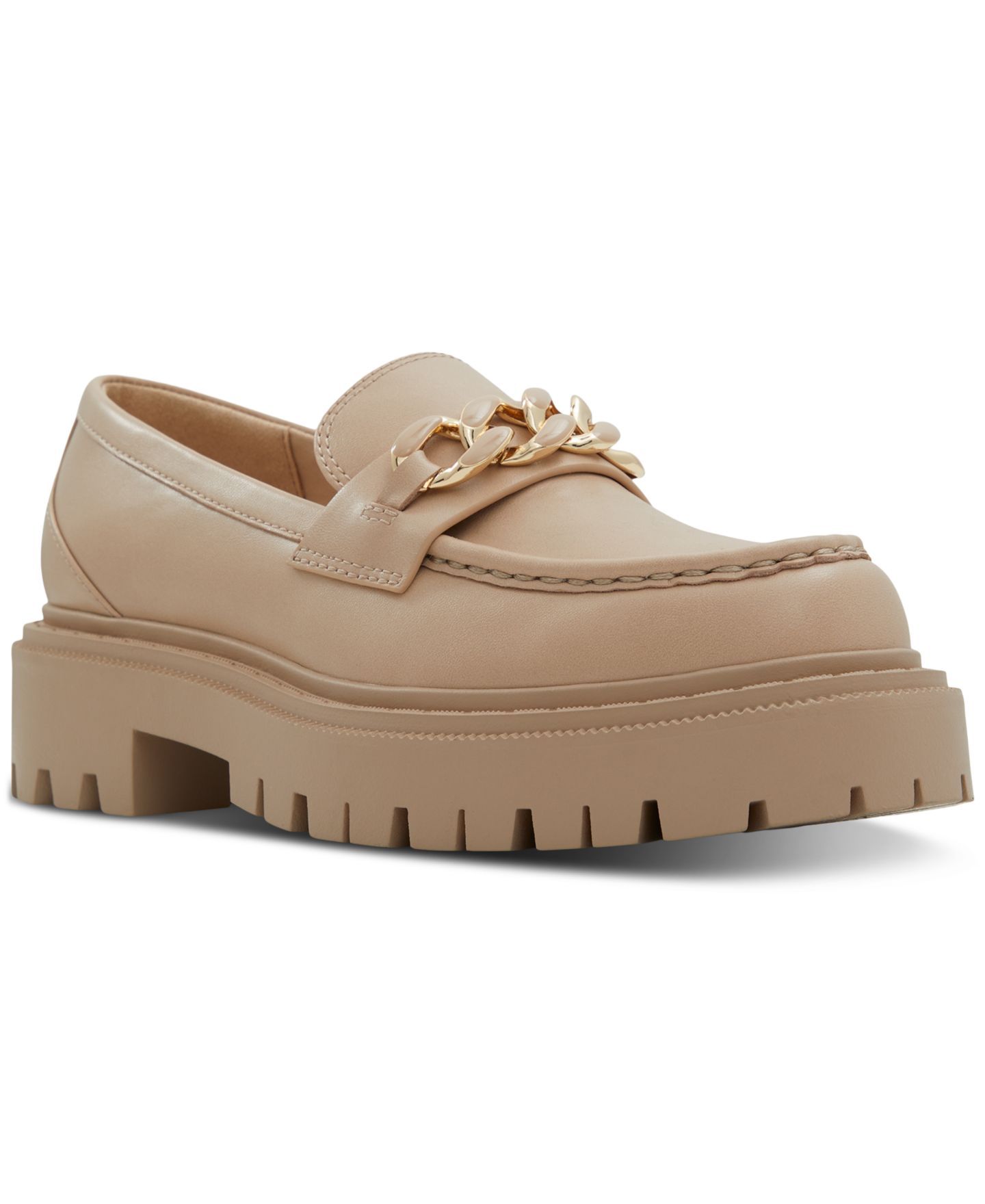 Женские туфли ALDO Brixtonn Chain Lug, цвет: Средний бежевый — фото 1
