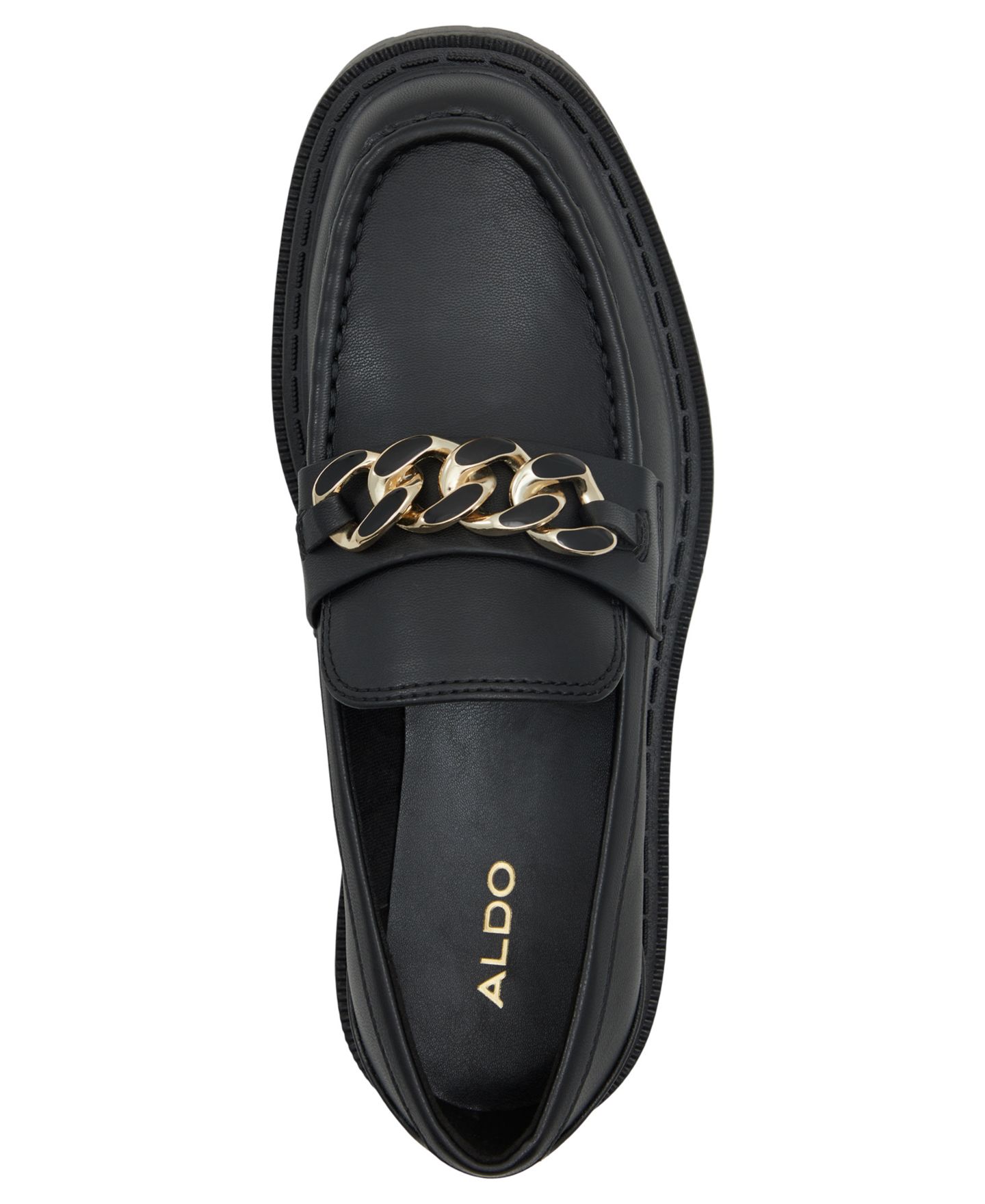 Женские туфли ALDO Brixtonn Chain Lug, цвет: Средний бежевый — фото 9