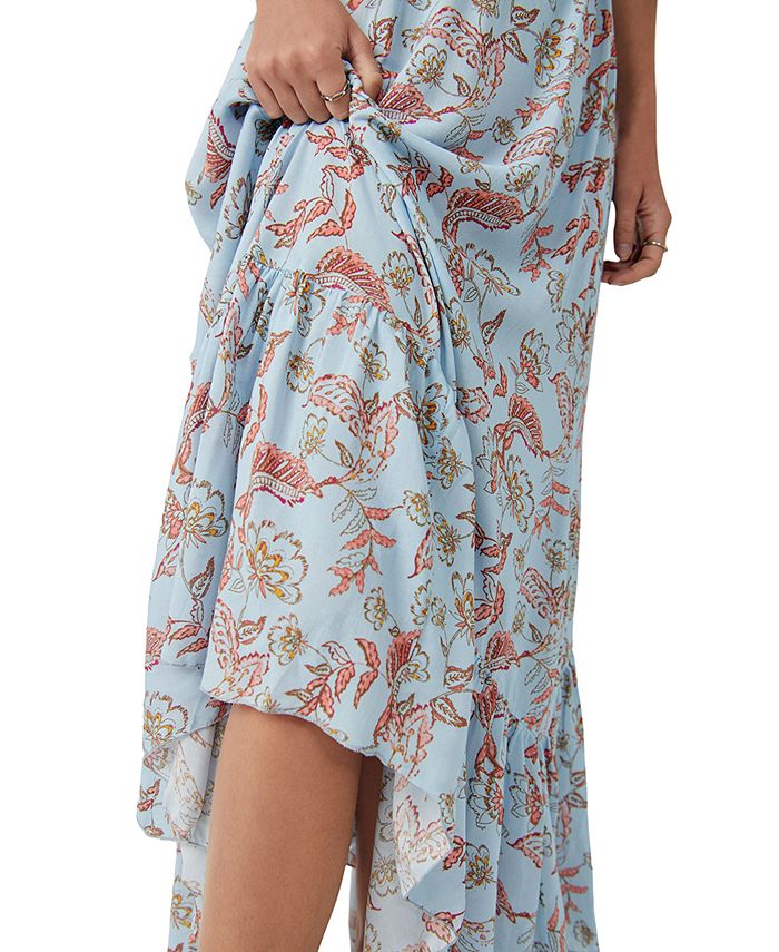 knee length dresses for ladies Free People Heat Wave Printed Maxi