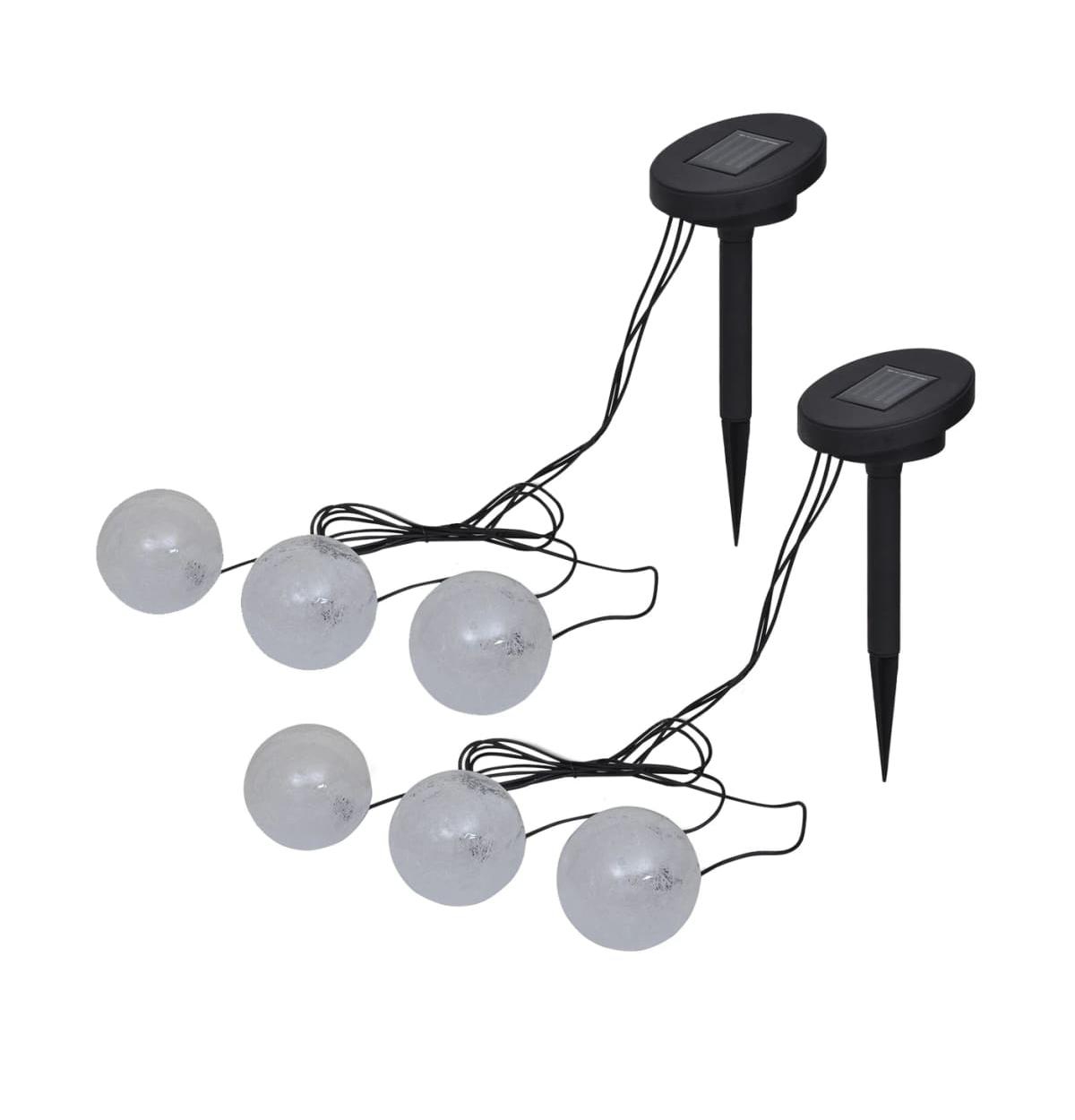Floating Lamps 6 pcs Led for Pond and Pool - White