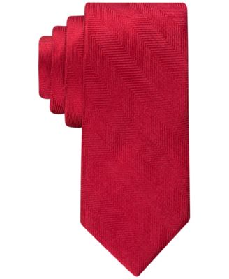Tommy Hilfiger - Men's Herringbone Solid Tie