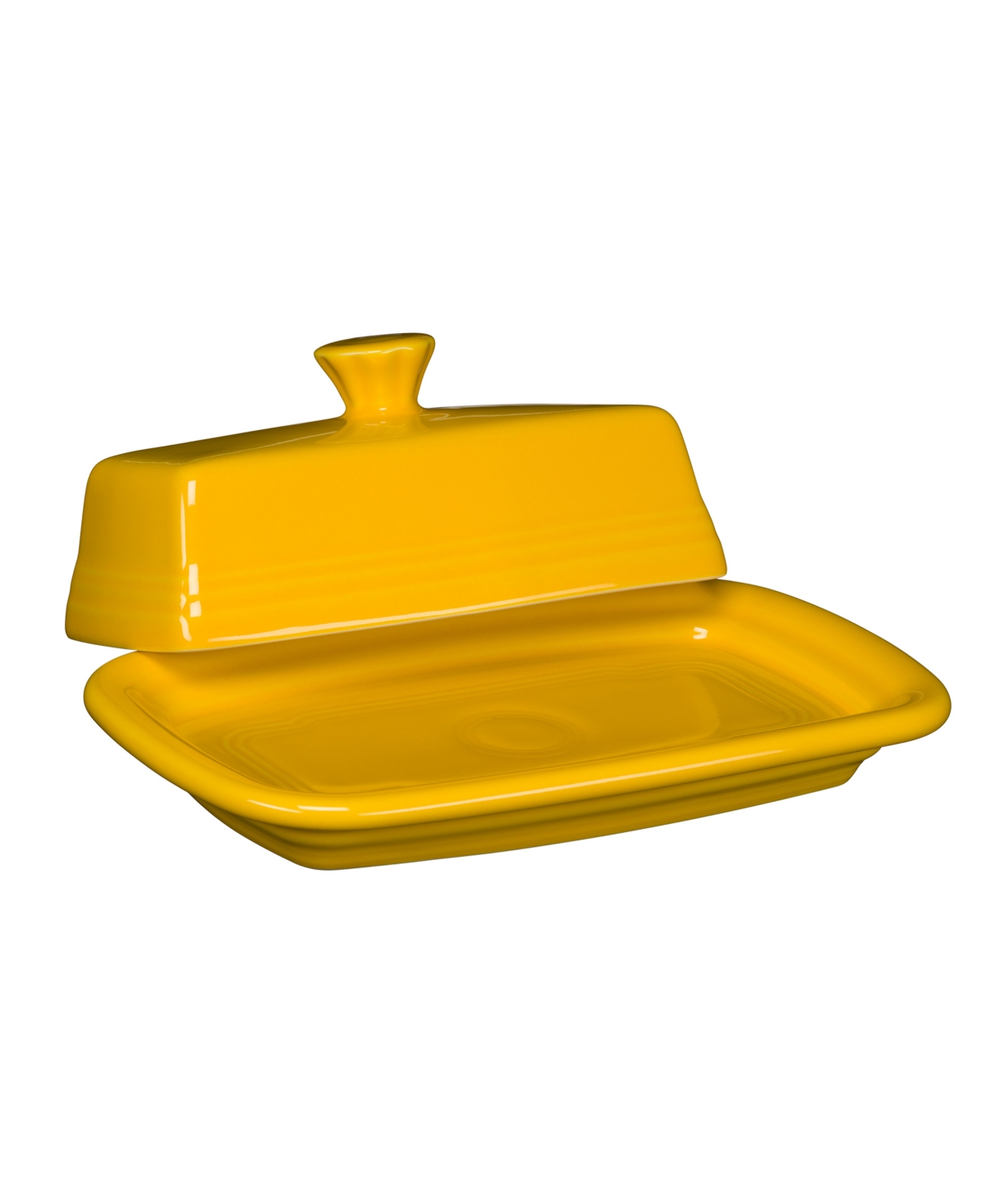 Fiesta Xl Covered Butter Dish In  Peony