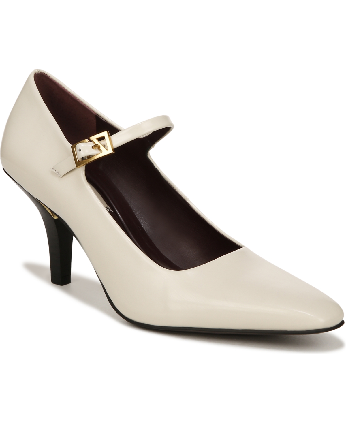 ATOMIC MARY-JANE PUMP 9 CM IN WHITE CALFSKIN