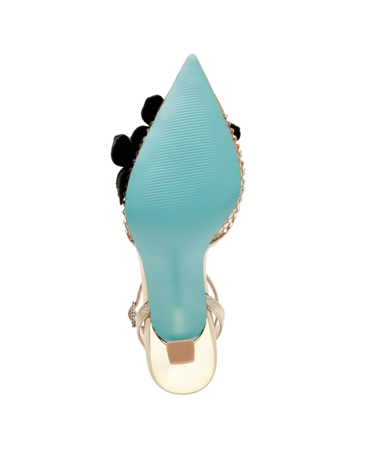 Betsey Johnson Women's Sofya Rhinestone Flower Evening Pumps