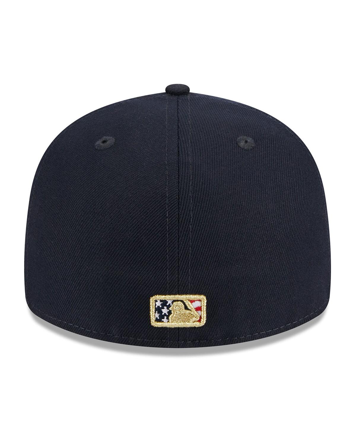 Shop New Era Men's  Navy Kansas City Royals 2023 Fourth Of July Low Profile 59fifty Fitted Hat