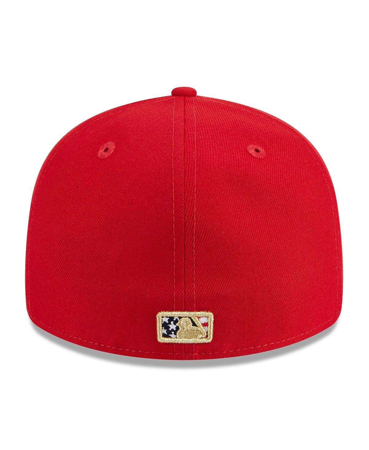 Shop New Era Men's  Red Chicago White Sox 2023 Fourth Of July Low Profile 59fifty Fitted Hat