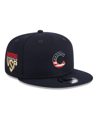 Men's Navy Chicago Cubs 2023 Fourth of July 9FIFTY Snapback Adjustable Hat