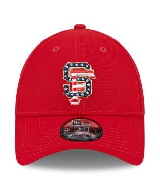 Men's Red San Francisco Giants 2023 Fourth of July 9FORTY Adjustable Hat