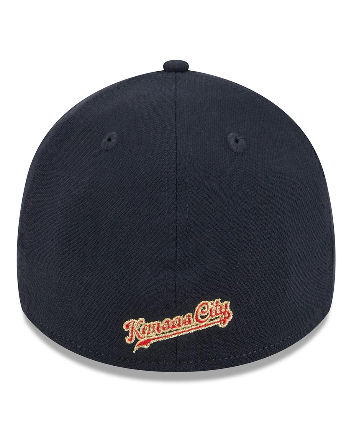 New Era Navy Kansas City Royals 2023 Fourth Of July 39thirty Flex Fit Hat In Navy