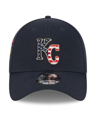 Men's Navy Kansas City Royals 2023 Fourth of July 39THIRTY Flex Fit Hat