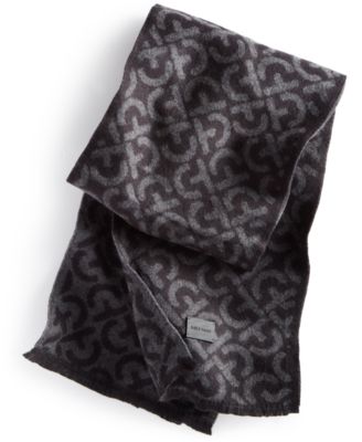 Cole Haan - Men's Woven CH Logo Scarf