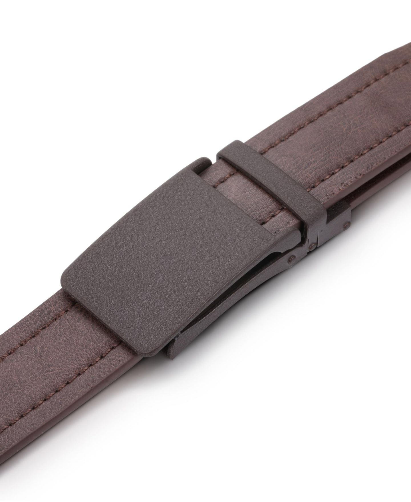 Мужской ремень Mio Marino Sandpaper Linxx Ratchet Belt, цвет: Кофейный — фото 3