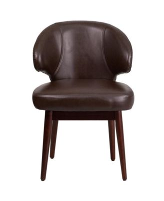 Ambrose Upholstered Accent Chair With Walnut Legs