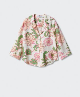 Women's Textured Printed Shirt