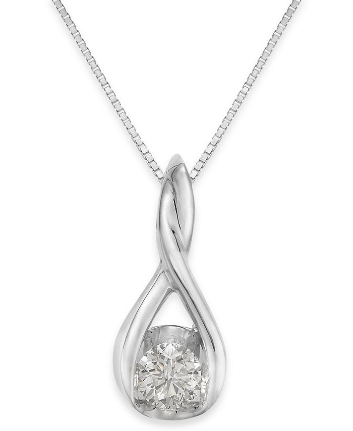 Sirena diamond store twist pendant necklace