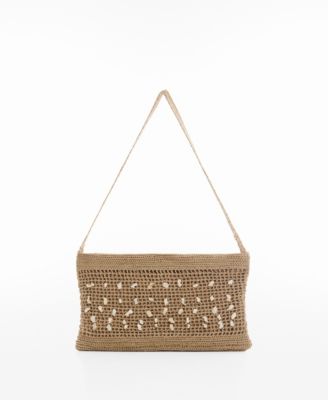 MANGO Women's Shell Detail Shoulder Bag - Macy's