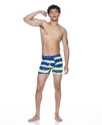 Joe Boxer Men's Melting Waves Performance Boxer Briefs, Pack of 4