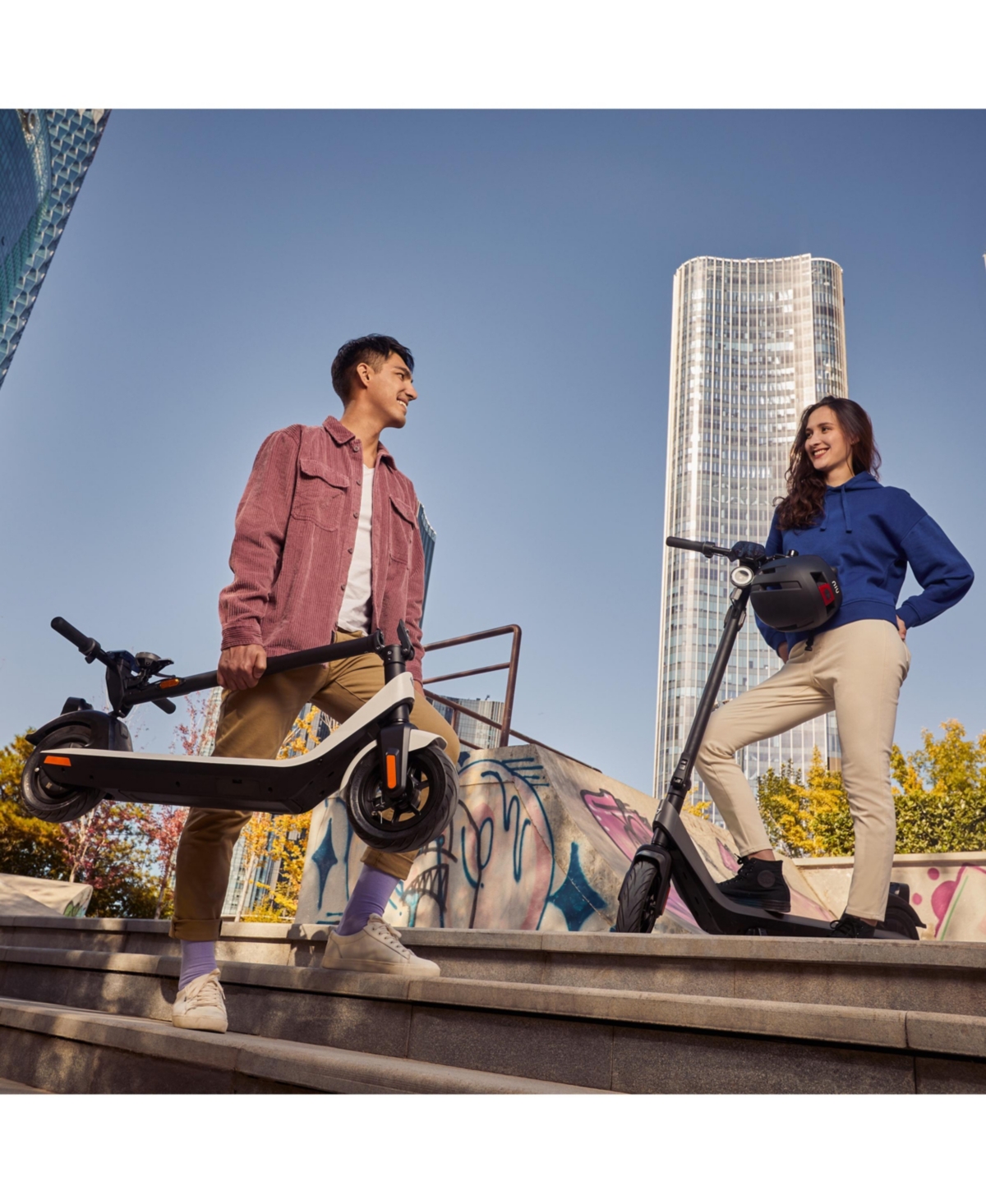 Niutech Niu kick scooter KQi2 Pro Na- White