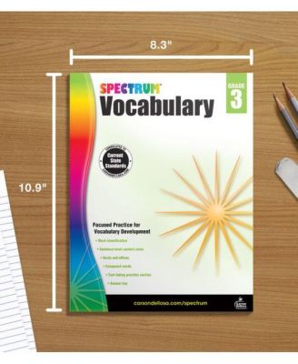 Spectrum Vocabulary, Grade 3 by Spectrum Compiler
