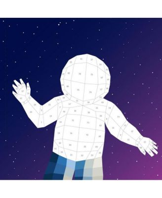 Paint by Sticker Kids- Outer Space- Create 10 Pictures One Sticker at a Time Includes Glow-in-the-Dark Stickers by Workman Publishing