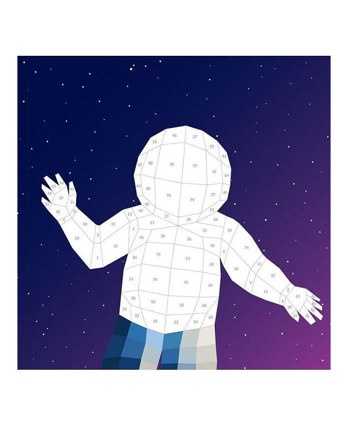 Barnes & Noble Paint by Sticker Kids Outer Space Create 10 Pictures