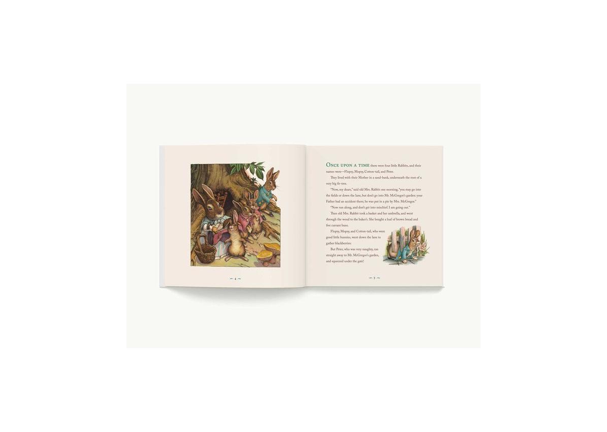 The Classic Tale of Peter Rabbit Classic Heirloom Edition- The Classic Edition Hardcover with Slipcase and Ribbon Marker by Beatrix Potter