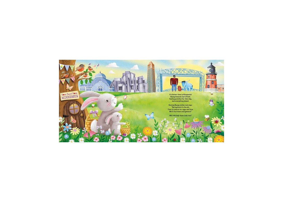 The Easter Egg Hunt in Minnesota by Laura Baker