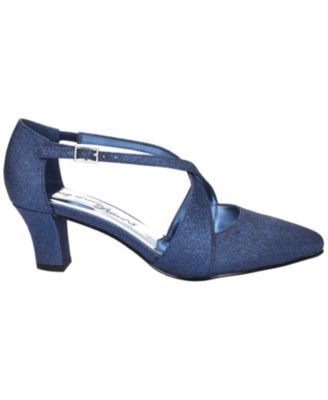 Women's Elegance Cross Strap Front Pumps