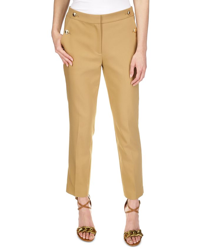 Michael Kors Women's Cropped Sailor Pants - Macy's
