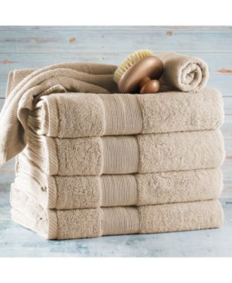 Luxury Combed Cotton Bath Towel Set, 6-Piece