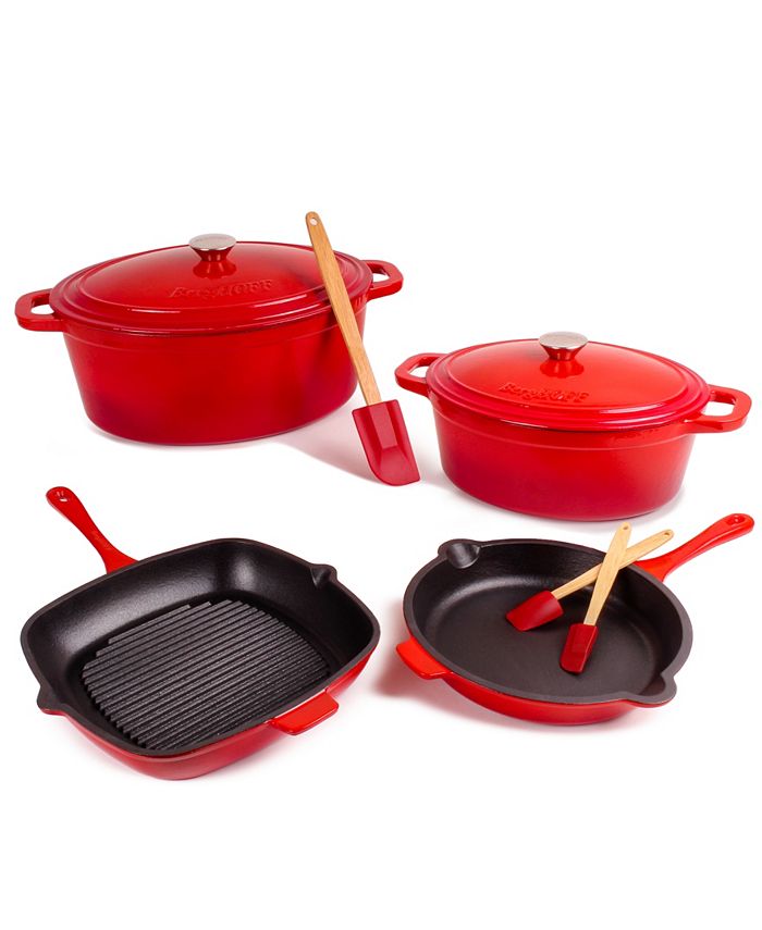 BergHOFF Neo Cast Iron 9 Piece Cookware Set Macy's