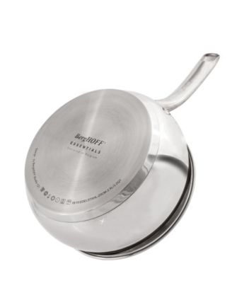 Belly 18/10 Stainless Steel 3.2 Quart Sauce Pan with Glass Lid
