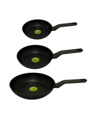 Leo 3Pc Nonstick Fry Pan Set, 8", 10", 11"