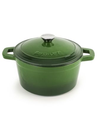 Neo 4pc Cast Iron Cookware Set, Fry Pan, Grill Pan & Round Dutch Oven