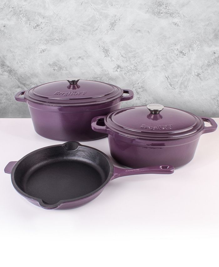 BergHOFF Neo Enameled Cast Iron 5 Piece Cookware Set Macy's