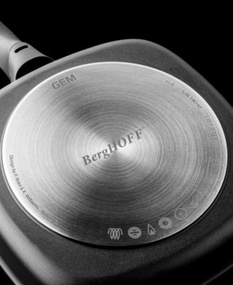 GEM 4Pc Nonstick Cast Aluminum Cookware Set, Fry pan, Grill Pan & Saute Pan