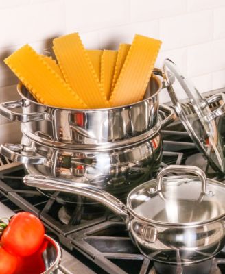 Belly 18/10 Stainless Steel 3 Piece Steamer Set