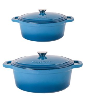 Neo 4pc Cast Iron Cookware Set, 5qt. & 8qt.