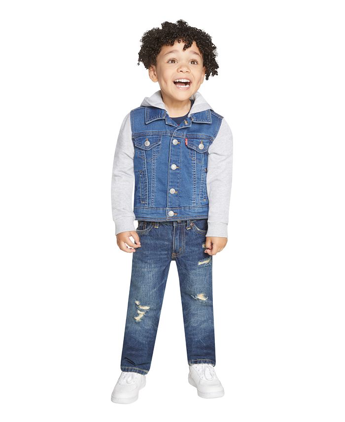 Levi's Toddler Boys Indigo Classic Denim Trucker Jacket - Macy's