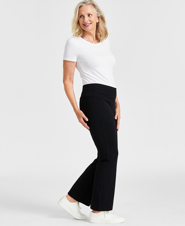Style & Co Women's PontéKnit Bootcut Pants, Created for Macy's Macy's