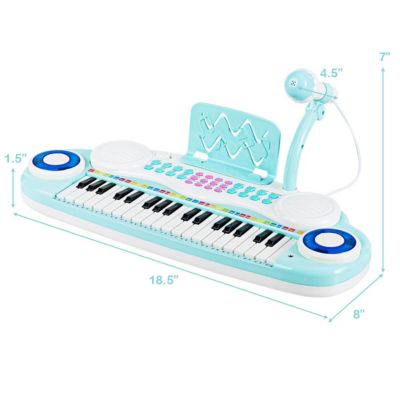 37-Key Toy Keyboard Piano Electronic Musical Instrument