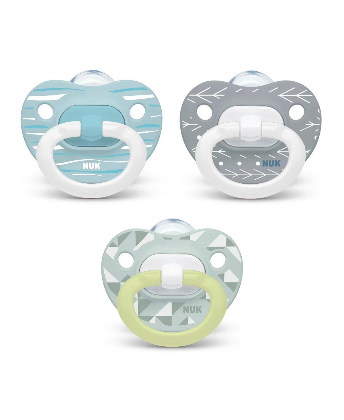 Nuk Orthodontic Pacifier, 3-pack, 18-36 Months In Assorted Pre-pack