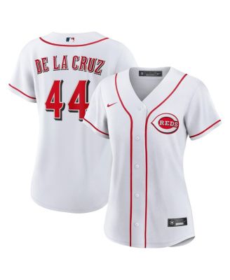 Women's Elly De La Cruz White Cincinnati Reds Home Replica Jersey