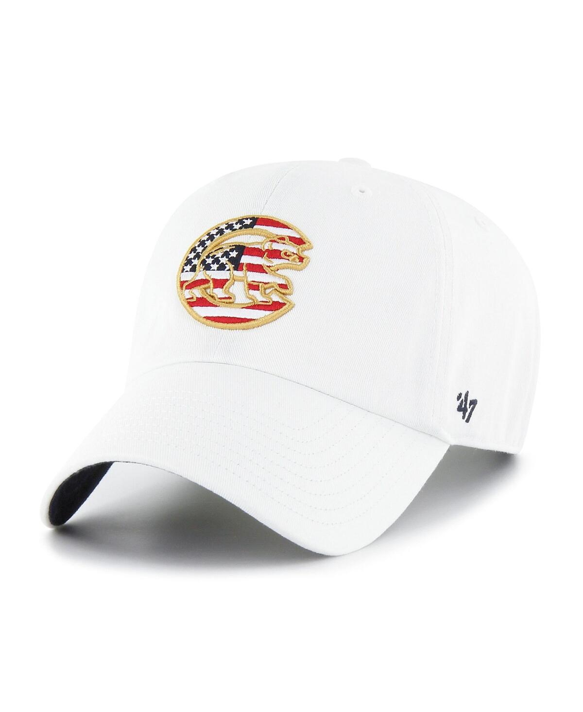 Men's '47 BrandChicago Cubs Homeland Clean Up Adjustable Hat - White